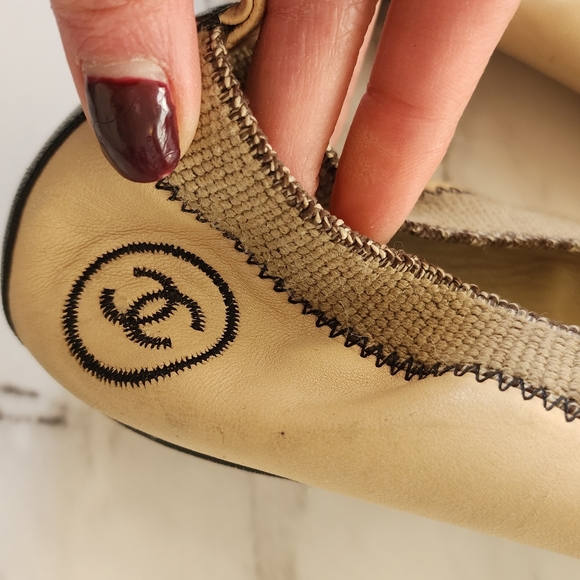 Chanel Ballet Flats Sz 10 (US 9) - Picture 8 of 9